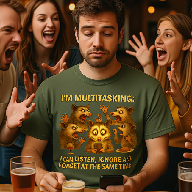 MagiQozy logo – weirdcore brand for unhinged shirts, funny animal tees, sarcastic gifts, and weird stuff for emotionally tired people.