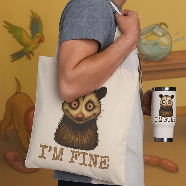 MagiQozy logo – weirdcore brand for unhinged shirts, funny animal tees, sarcastic gifts, and weird stuff for emotionally tired people.